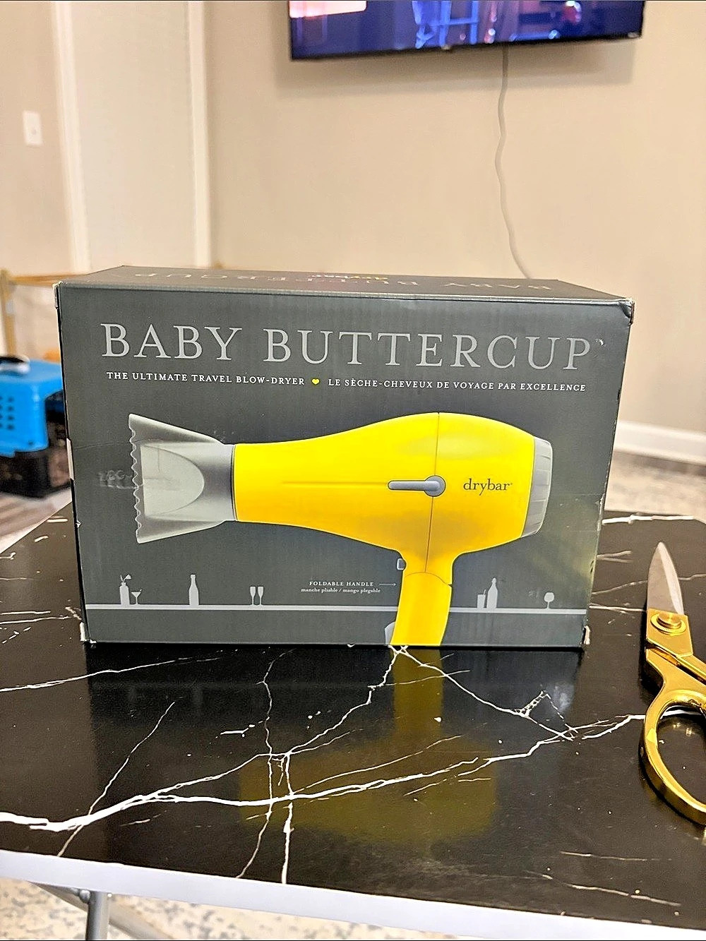 Drybar Baby Buttercup Yellow Travel Hair Dryer BRAND NEW - Picture 2 of 7